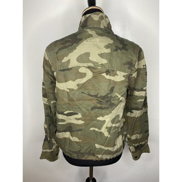 Rails Women's‎ Tennessee Jungle Camo Drawstring Waist Button Jacket SZ S - Picture 5 of 10